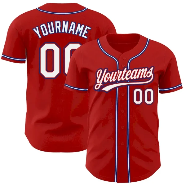 Custom Red White-Royal Authentic Baseball Jersey ILT_88181690